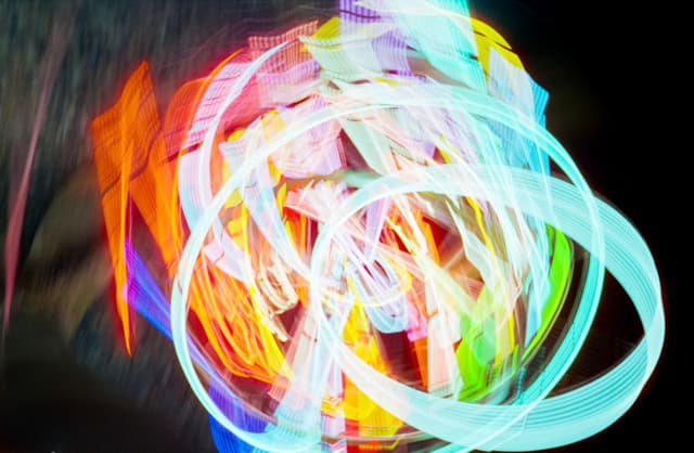 Neon Swirl